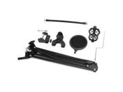Suporte De Braço De Suspensão Para Microfone Com Clip De Mesa Ajustável Para Estúdio Transmissão Gravção