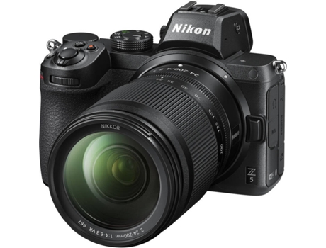 Cámara Mirrorless NIKON Z5 Negro + Objectivo NIKKOR Z 24-200mm F4-6.3 VR