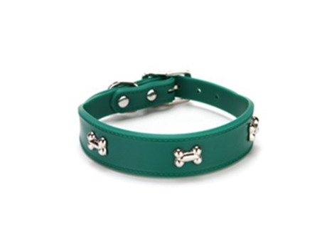 Collar para perros con soporte Collar para perros de cuero de primera calidad: brinda protección para perros aventureros
