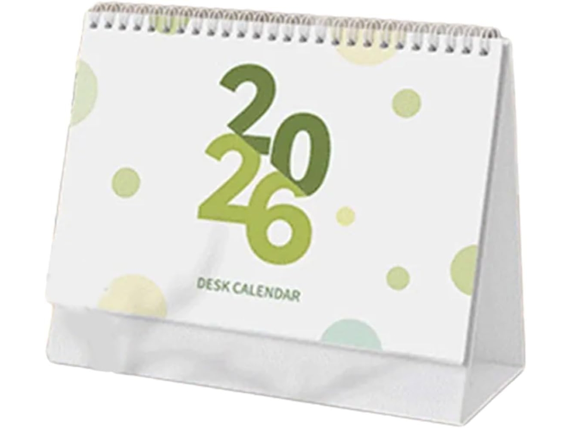 Calendario De Escritorio Mensual 2026, 12 Meses De Enero A Diciembre