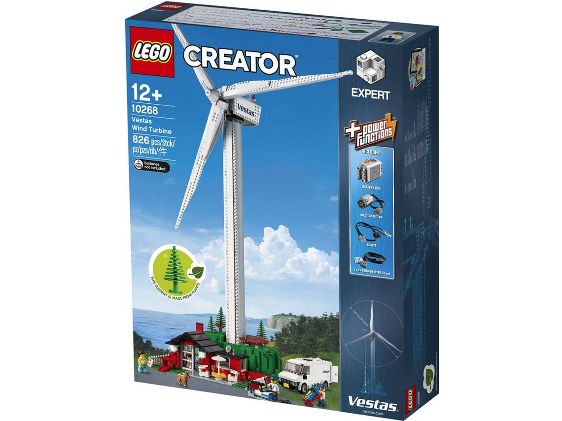 LEGO Creator Expert: Turbina Eólica Vestas (Idade mínima: 12 - 826 peças)