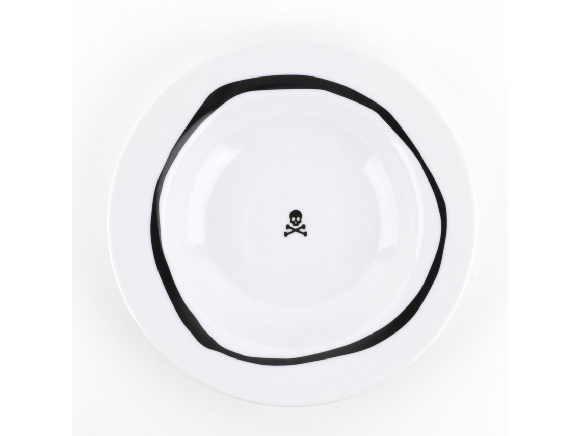 Juego de Vajilla SCALPERS Home Porcelana (24 piezas Blanco y