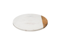 Placa Giratoria Geométrica De Mármol Blanco SG SECRET DE GOURMET