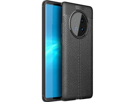 Funda para Huawei Mate 40 Pro PHONESHIELD Rugged Leather Anti Choque Negro