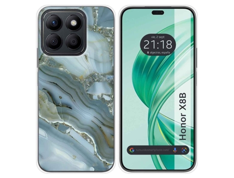 Funda Diseño Mármol para Honor X8B TUMUNDOSMARTPHONE Silicona Multicolor