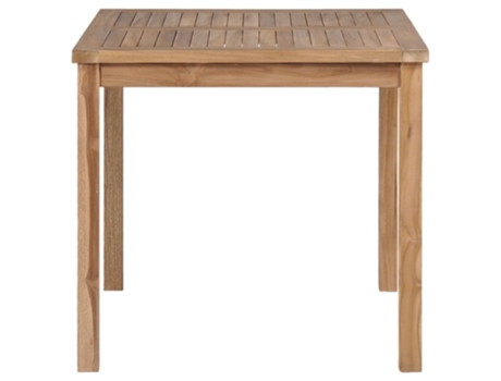 Mesa Jardin VIDAXL Marrón Madera (80x80x77 cm)