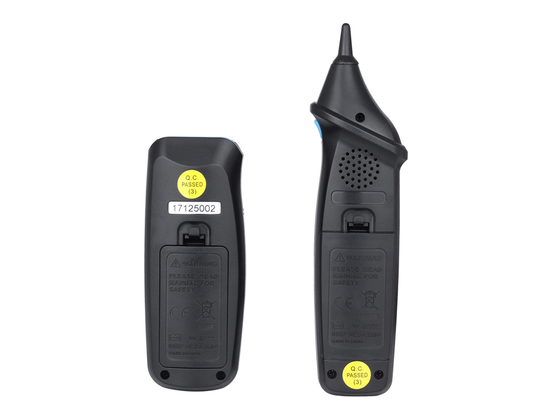 Probador De Cables De Red Multifuncional Bside Con Localizador Lcd, Conectores Rj11 Y Rj45, Y Estuche De Transporte.