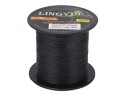 Danu26-línea De Pesca Trenzada 328 Yardas 4 Hilos Pe Resistente A Desgaste Cable De Pesca Negro 1.2