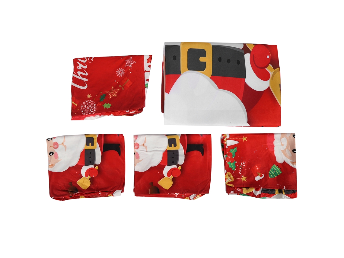 VYLARA Toalha De Mesa E Capas Para Cadeiras De Natal - Decoração Festiva Para Casa, Cozinha E Sala De Jantar