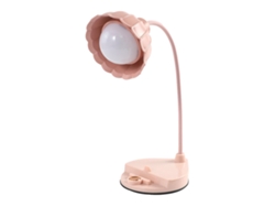 2026-lámpara De Lectura Led Con Táctil Flor Plástica Cargable Usb Plegable Para Dormitorio Dormitorio Rosa