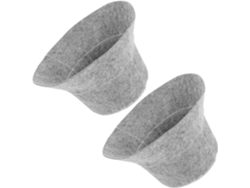 Juego De 2 Gorros De Sauna De Fieltro Transpirable, Gorros Cómodos Para