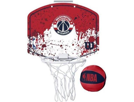 Canasta de Baloncesto WILSON NBA Washington Wizards Rojo (Única)