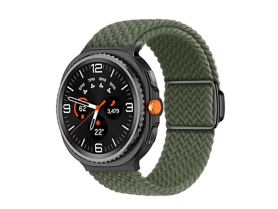 Correa de nailon trenzado con cierre magnético para Samsung Galaxy Watch8 / Watch8 Classic