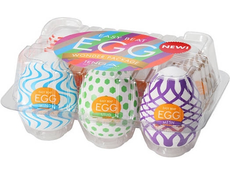Estimulador TENGA Pack Masturbadores 6 Ovos Egg Wonder