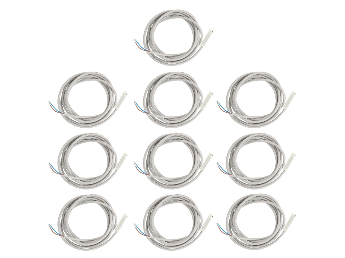 10un Interruptor Magnético Sensor De Proximidade Resistente À Corrosão E Desgaste Pvc Para Cilindro Twq/sda