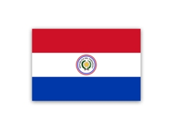 Bandera paraguaya, bandera nacional, bandera en apoyo a los partidos de fútbol, 90 x 150 cm