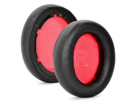 Substituição de protetores de ouvido de couro proteico para Anker Soundcore Life Q10/Q10 BT Rojo