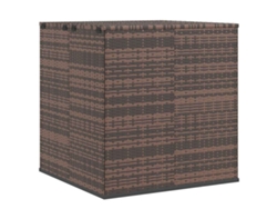 Caja de Cojines de Jardín 100x97,5x104 Cm Mimbre Patas Marrón MAISON EXCLUSIVE
