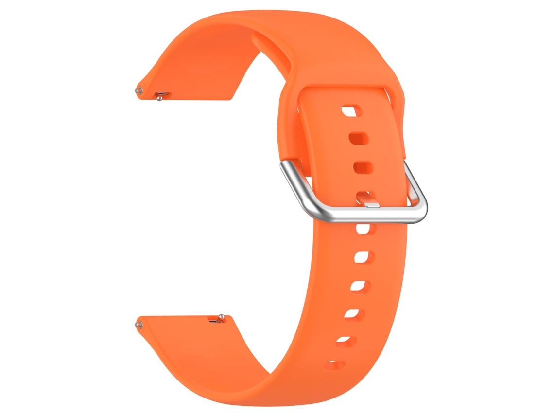 Pulsera de silicona universal para Amazfit Bip3/Amazfit Bip3 Pro (20 mm), color naranja