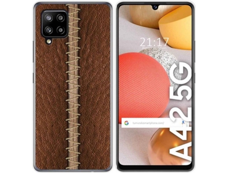 Carcasa Samsung Galaxy A42 5G TUMUNDOSMARTPHONE Cuero 01 Multicolor