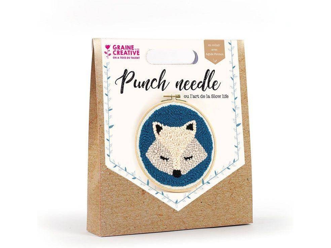 Kit Punch Needle 20 cm GRAINE CRÉATIVE Zorro