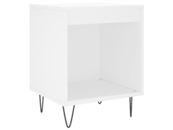 Maison Exclusive - Mesita De Noche Madera Contrachapada Blanco 40x35x50 Cm