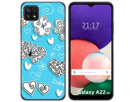 Carcasa Samsung Galaxy A22 5G TUMUNDOSMARTPHONE Dibujos Multicolor