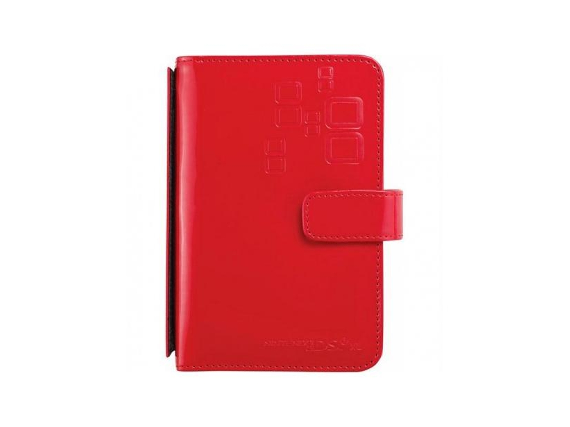 Bolso de ante para dsi xl - granate