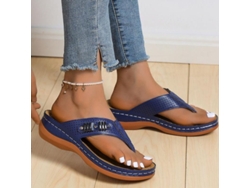 Sandalias De Mujer Verano 2024 Chanclas Para Exteriores Chanclas De Tacón Bajo Para La Playa Calzado Zapatos Mujer Vpi