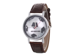 Reloj De Cuarzo Elegante Y Casual Unisex Para Parejas Regalo Color Café