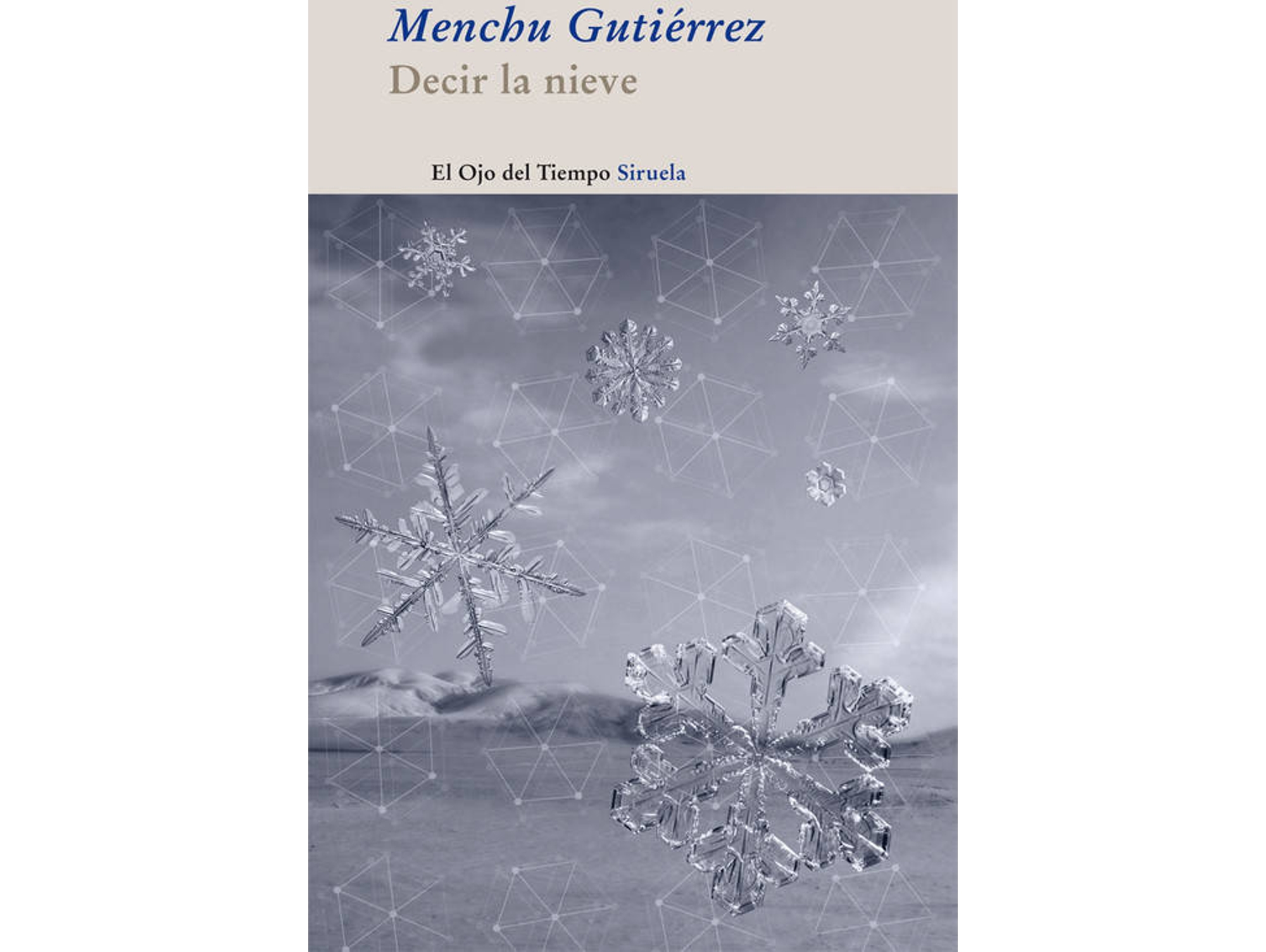 Libro Decir La Nieve de Menchu Gutiérrez (Español)