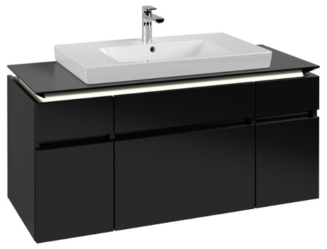 Villeroy &amp Boch Legato Vanity unit B697 1200x550x500mm céntrico con iluminación LED