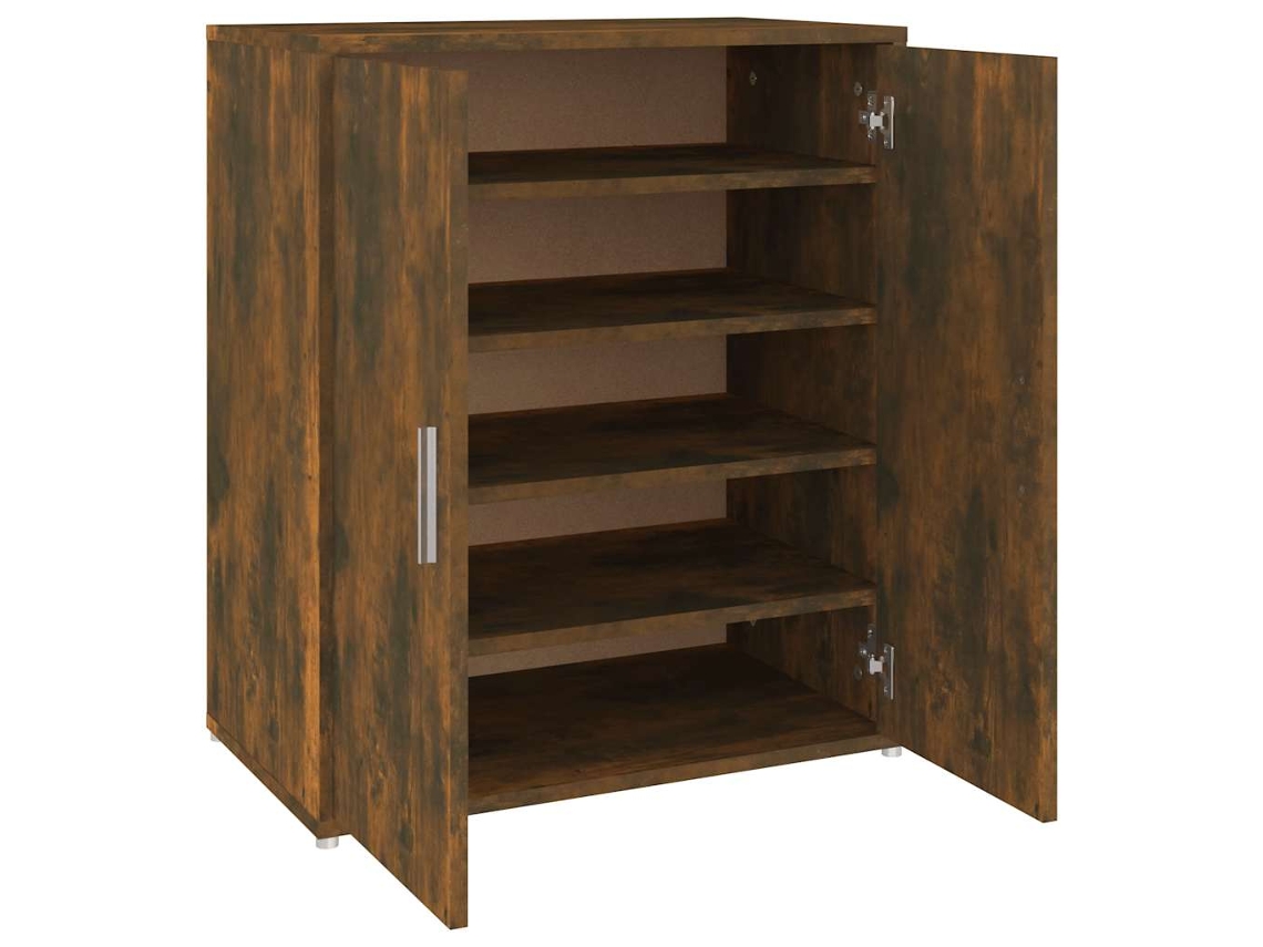 Zapatero fabricado con derivados de madera de roble ahumado MAISON EXCLUSIVE (60x35x70 cm)