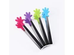 2026-31693-pinzas Mini De Acero Inoxidable Con Cabezas De Silicona, Herramientas De Cocina Ideales Para Buffets Y Fiesta