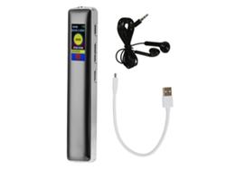 Grabadora De Voz Portátil Con Activación Por Voz, Reducción De Ruido, Reproductor De Mp3 Y Libros Electrónicos, 32 Gb