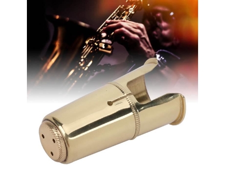 Accesorio de trompeta Tapa de saxofón dorado Accesorio de trompeta ligero Piezas de instrumentos musicales de 58 mm (C53G)