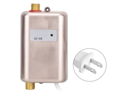 Mini Calentador De Agua Instantáneo Gold Para Cocina, Calentamiento Rápido, Agua Caliente/fría Con Luz Indicadora.