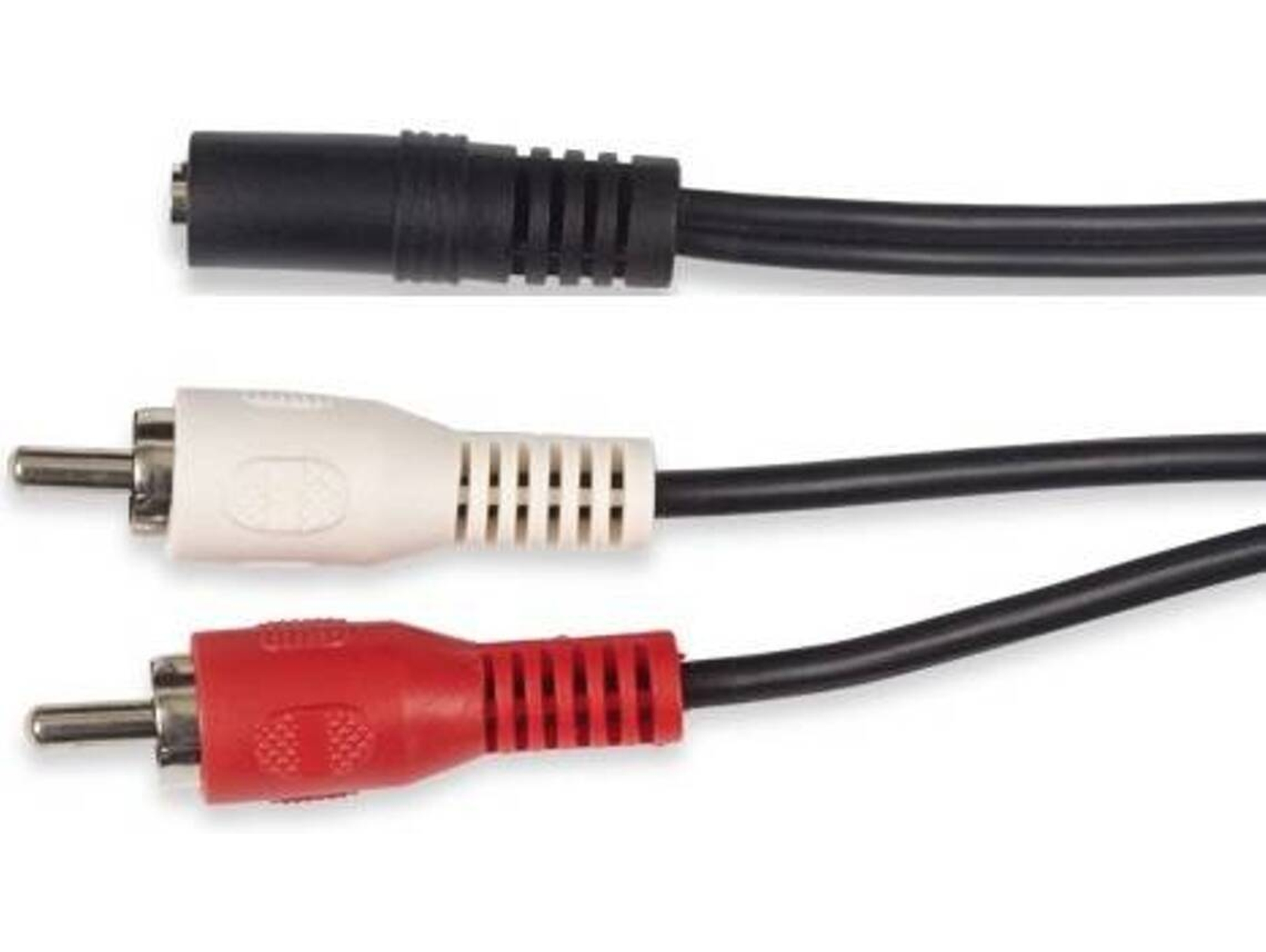 Cable Audio FONESTAR AA-727H (1.8m - Jack 3.5mm - 2 RCA - Macho-Hembra)