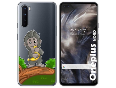 Carcasa OnePlus Nord TUMUNDOSMARTPHONE Dibujos Transparente Multicolor
