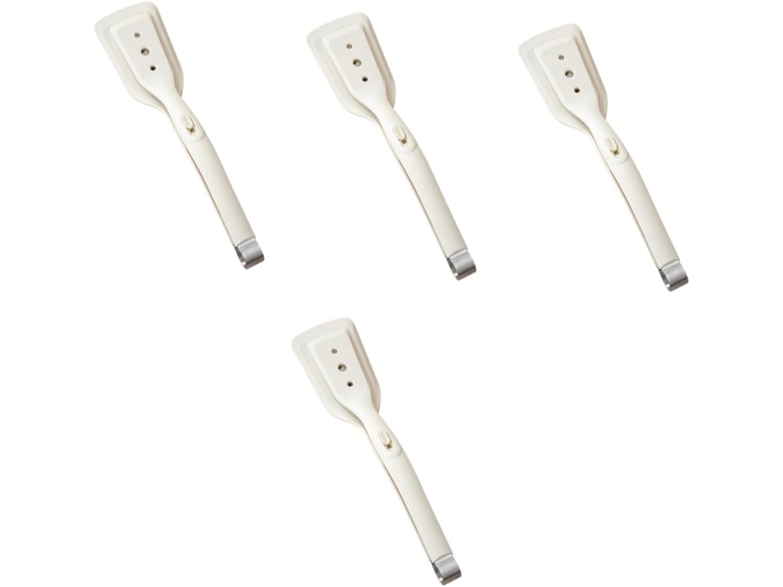 Juego De 4 Pinzas Y Espátulas De Silicona Para Cocina, Ideales Para Barbacoa.