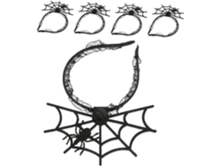 5 Diademas De Araña Ligeras Para Halloween, Cosplay Y Fiestas.