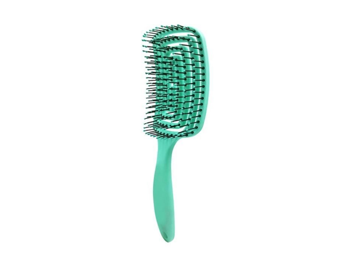 Peine de pelo curvo con bobina antimosquitos de arco hueco grande, cepillo de pelo para masaje del cuero cabelludo con pulpo, Pei Ma95340785