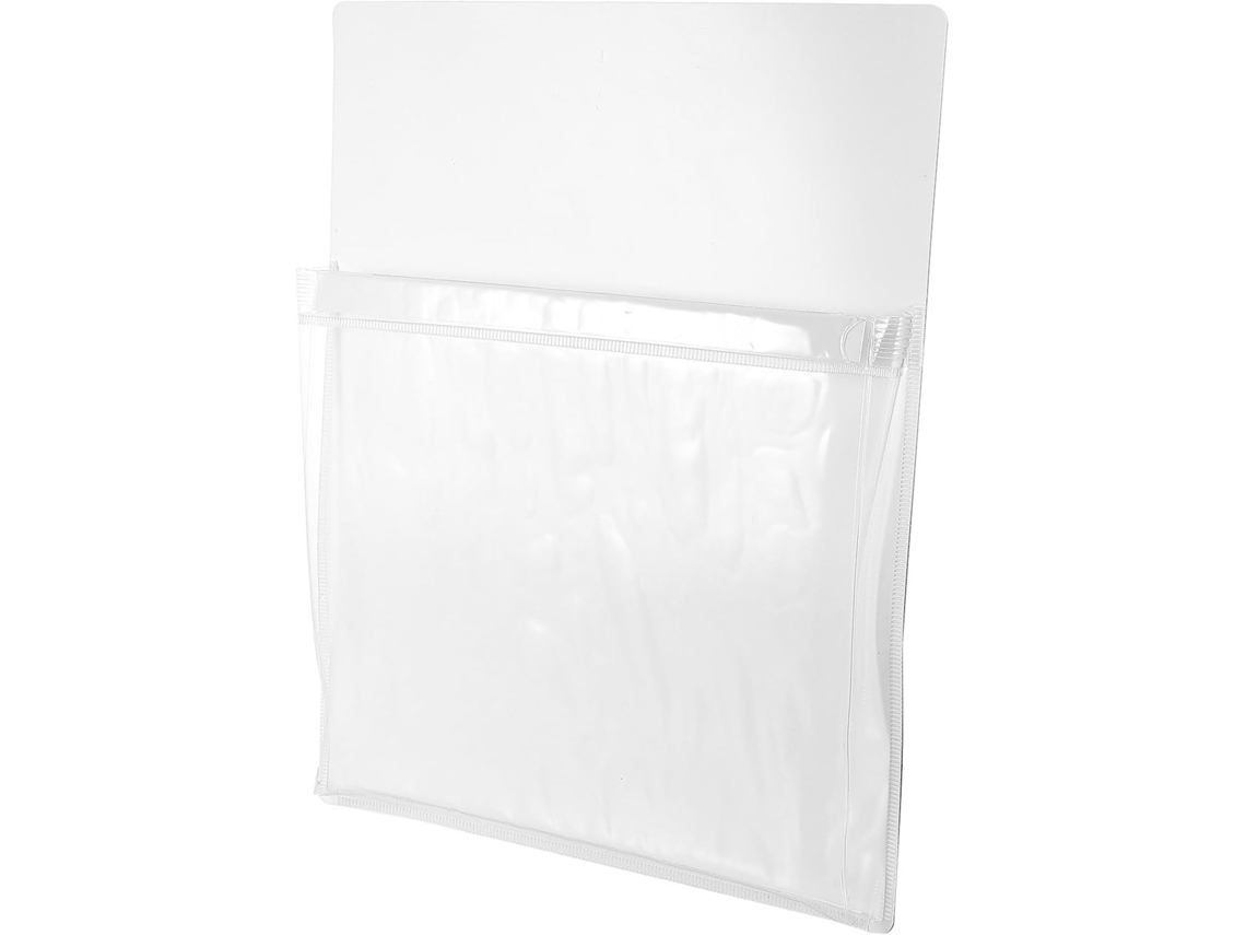 Paquete De Archivadores Magnéticos Blancos Tamaño A4, Práctico Bolsillo De Almacenamiento.