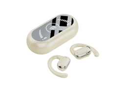 Auriculares Inalámbricos Baja Latencia Gaming Hifi Stereo Reducción YIZHOOD Piel Bluetooth Beige