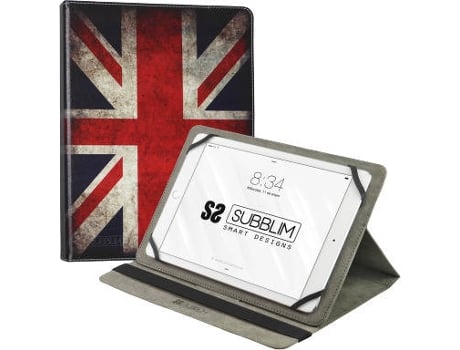 Funda Tablet SUBBLIM Trendy England (Universal - 10.1'' - Multicolor)