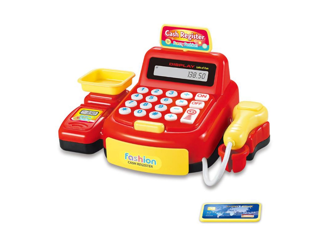 Rebe-juguete Caja Registradora Para Niños Calculable Con Sonidos Y Luces A3
