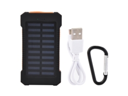 Batería Portátil Solar De 10000mah Con Carga Rápida Y Luz Led