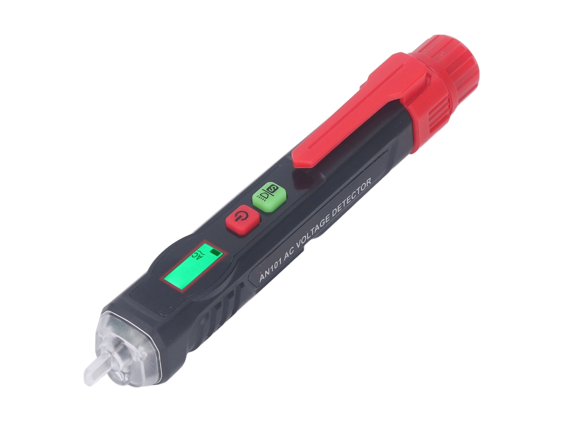 An101 Probador De Voltaje Sin Contacto Con Sonda Inductiva Ncv, Detector De Voltaje Ca Con Linterna Led