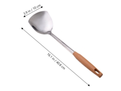 Espátula De Acero Inoxidable Con Mango Para Cocinar, Espátula Para Wok Para Cocina Casera