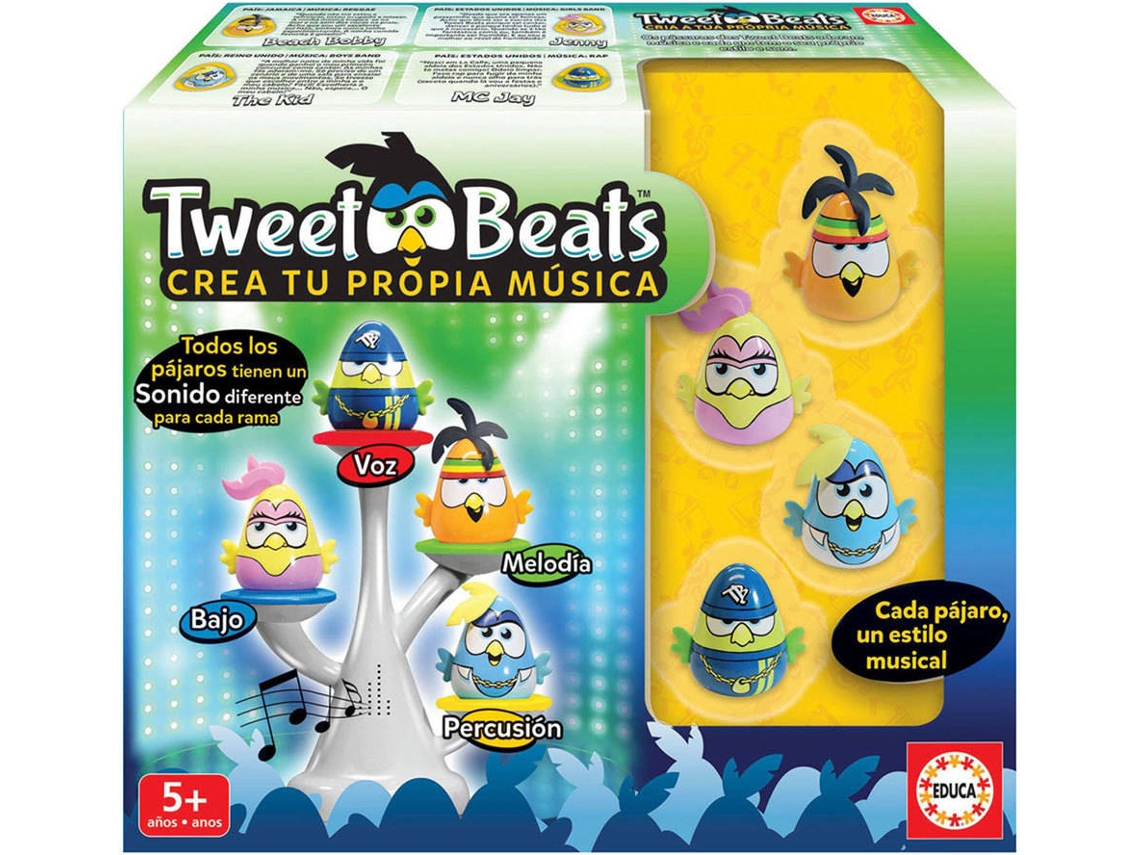 Juego de Mesa EDUCA Tweet Beats Crea tu Musica (Edad Mínima: 5 Años - Dificultad: Baja)